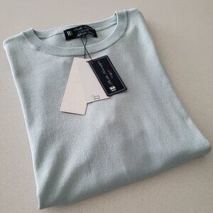 (NEW) Botto Giuseppe Women's Crewneck Silk/Cotton Sweater Size M